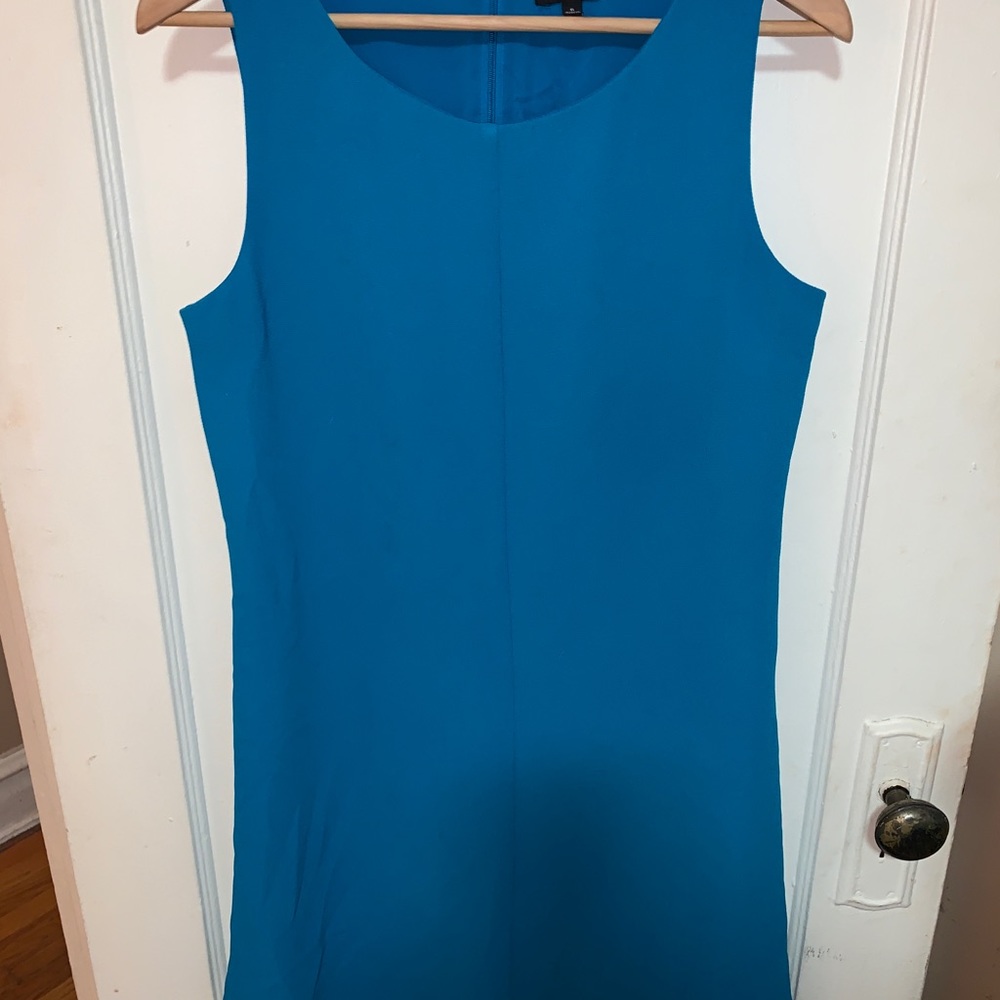 Fully Lined Limited Blue Dress - Picture 3 of 6